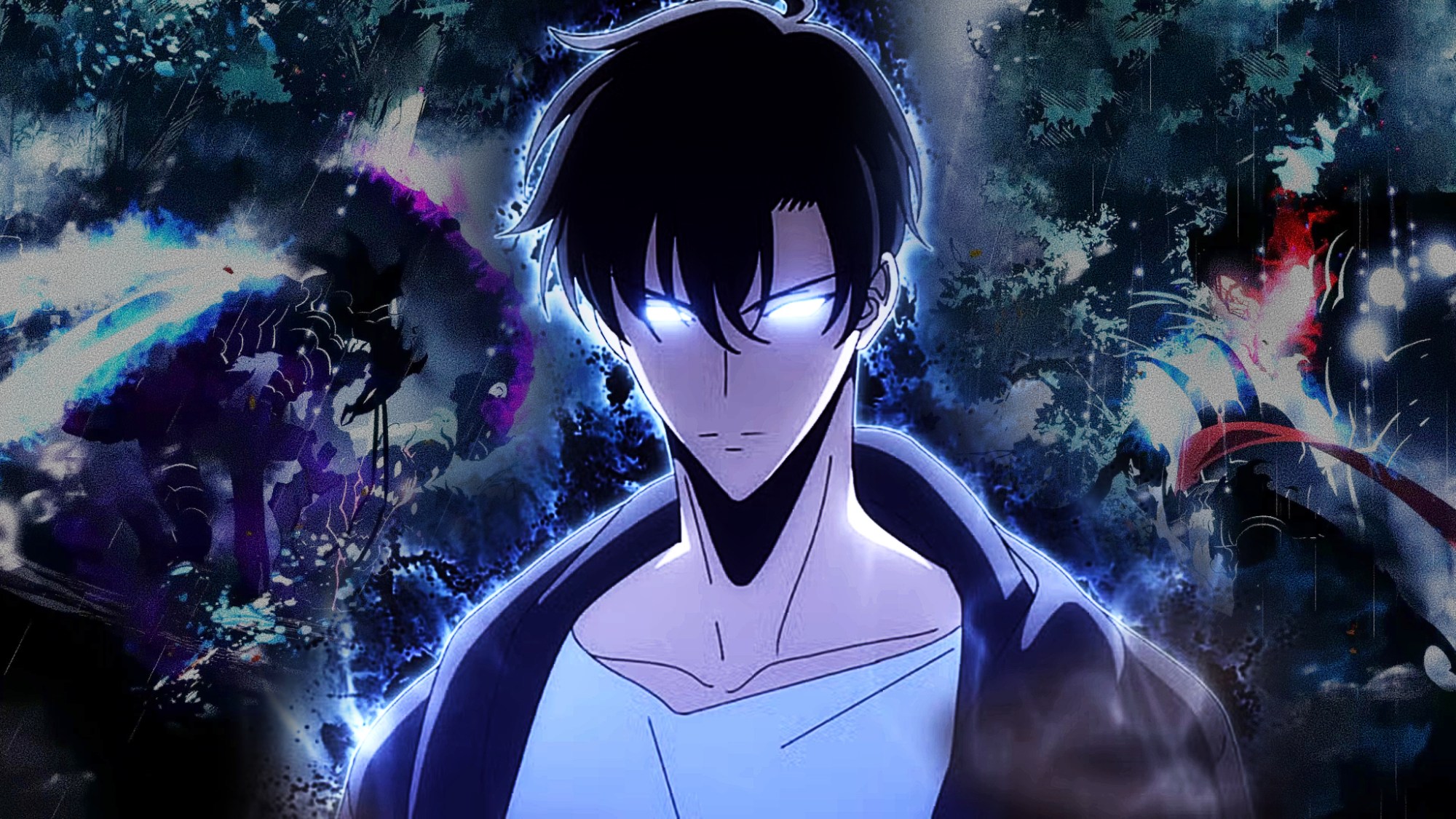 How many chapters are in the Solo Leveling webtoon main story?